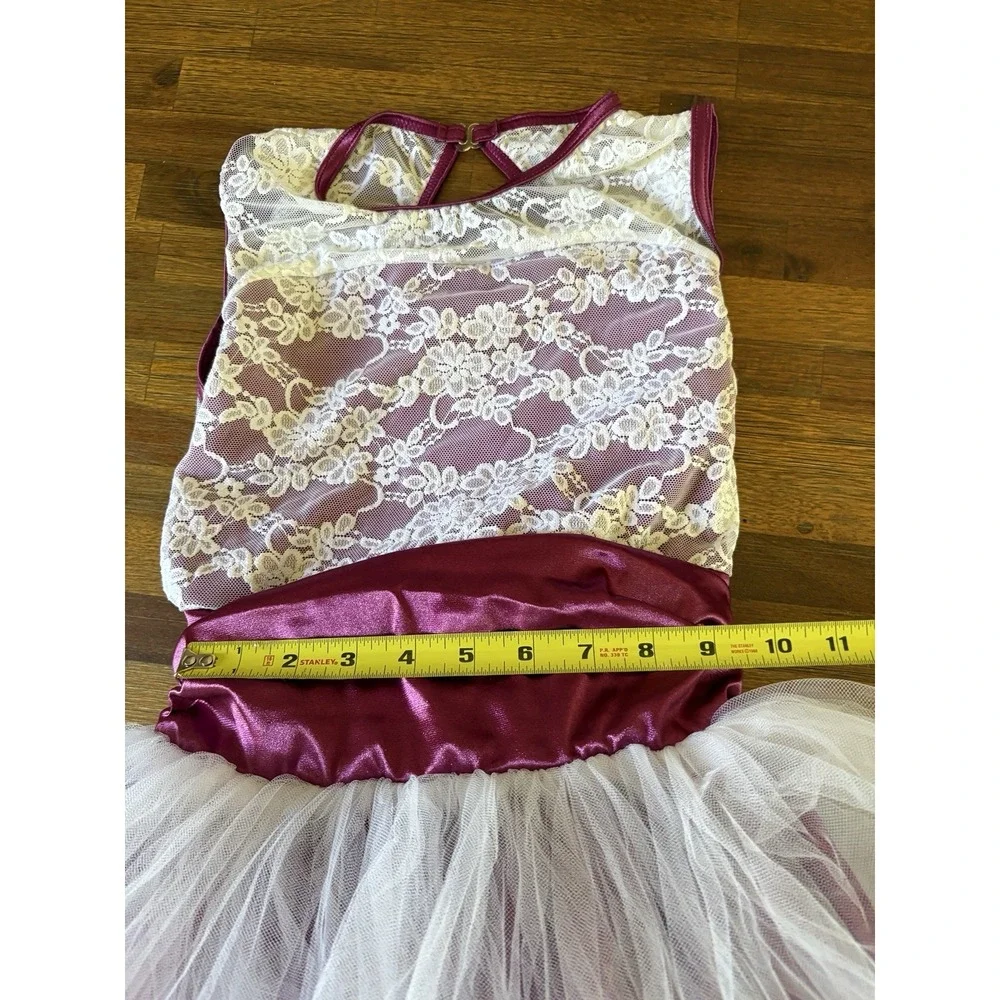 Weissman Costumes Dance Girls Ballet Tutu‎ Dress Size LC Ballerina Pink Magenta